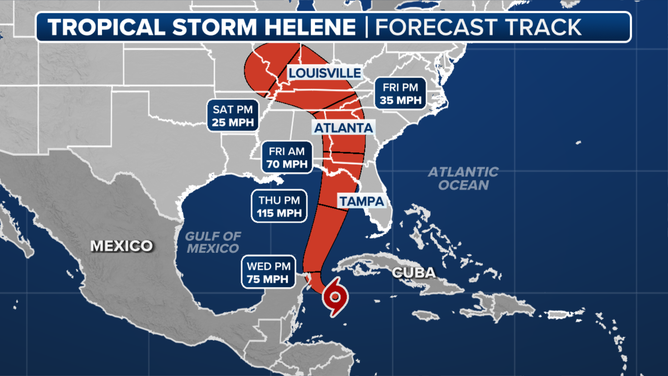 Latest song by Tropical Storm Helene.