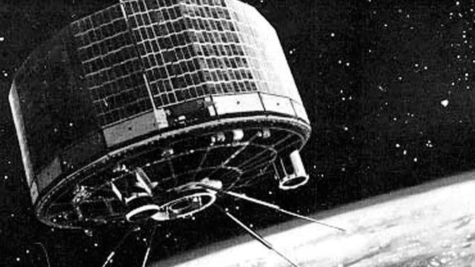 The first television infrared observation satellite, commonly referred to as TIROS-1.