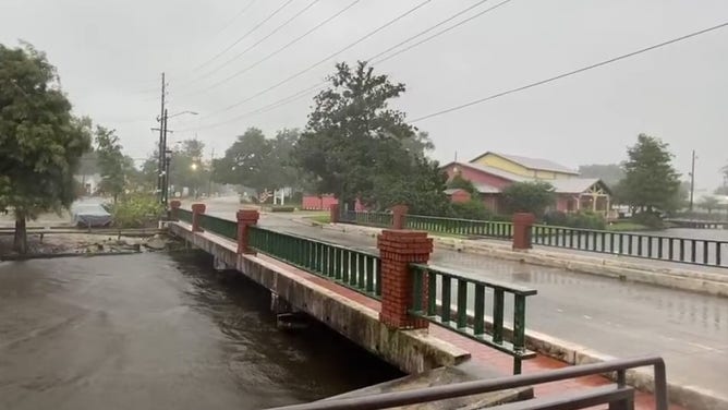 Entering the eyewall of Francine in southeastern Louisiana on September 11, 2024