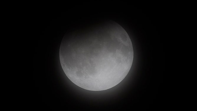 The full Harvest Supermoon will eclipse New York City on September 17, 2024, as seen from Hoboken, New Jersey.