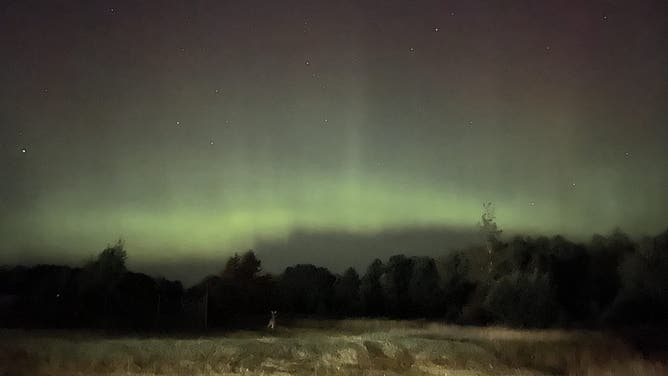 The National Weather Service in Marquette, Michigan, shared this dazzling display of Northern Lights taken around 4:30 a.m. ET Thursday morning, Sept. 12, 2024.