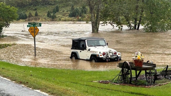 Flooding in Ashe County.