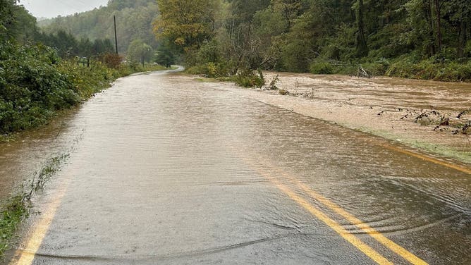 Flooding in Ashe County.