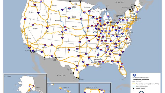 U.S. Highway Map