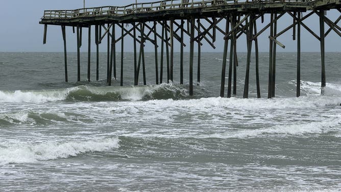 Rough surf in North Carolina