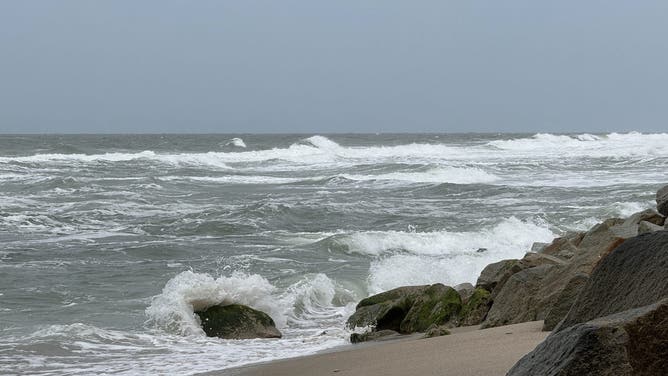 Rough surf in North Carolina