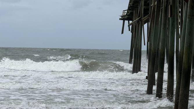 Rough surf in North Carolina