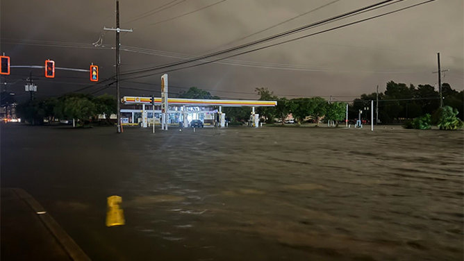 Francine flooding in Jefferson Parish, Louisiana.