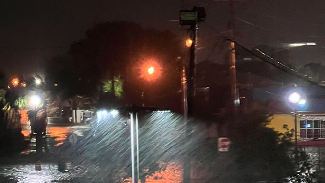 Francine flooding in Jefferson Parish, Louisiana.