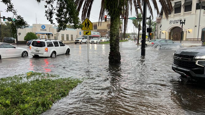 Flooding in Jacksonville, Florida on September 4, 2024