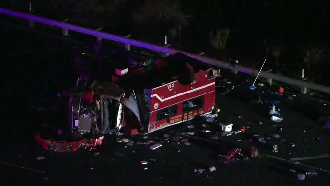 The Orange County Fire Authority responded to the single-vehicle wreck on State Route 241 near the Tomato Springs Toll Plaza in Irvine just before 7 p.m. Thursday.