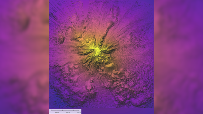 Map of the seamount.