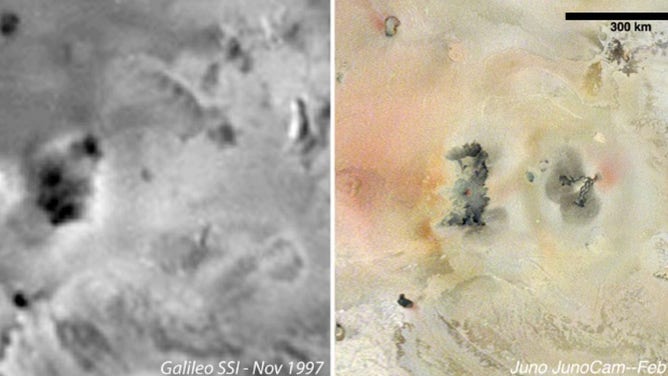 Comparison of imagery from 1997 and 2024