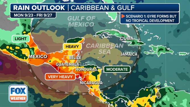 Threat 1 in the tropics of the Gulf of Mexico