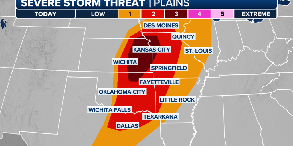 Today’s top weather news: Severe weather threatens the plains as deadly floods hit Spain