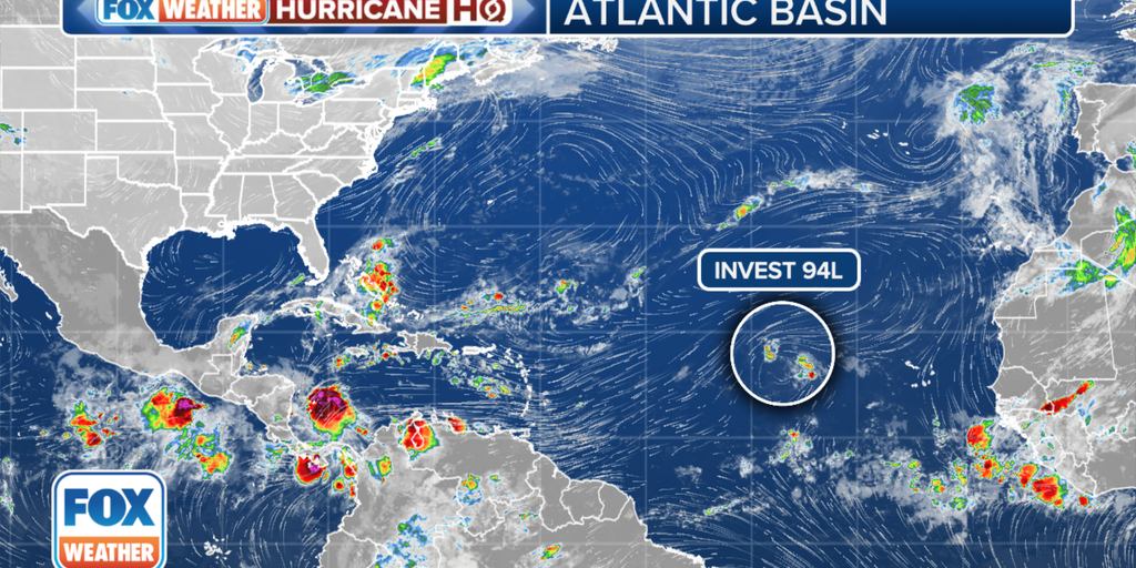 Today's top weather news Invest 94L monitored for development as