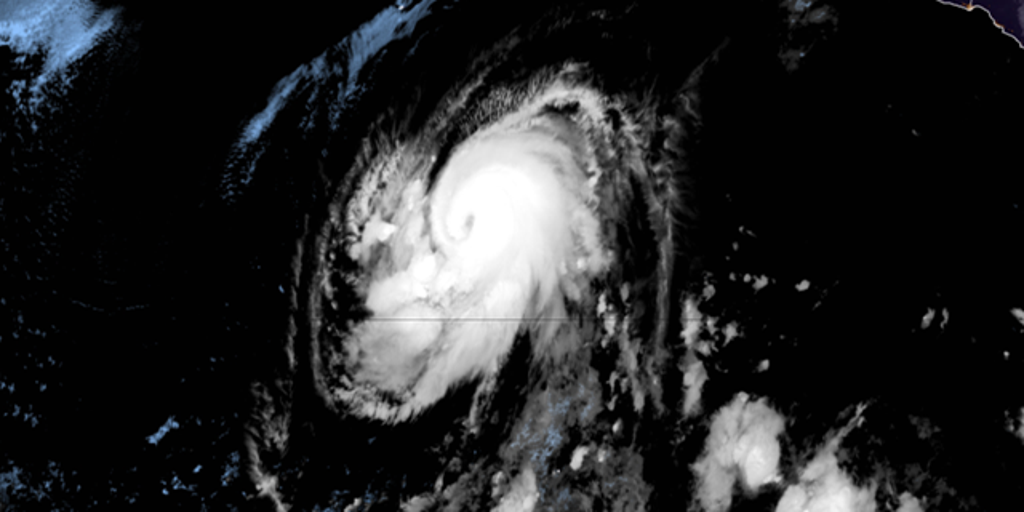 Kristy predicted that the hurricane off Mexico will quickly become a Category 4 hurricane