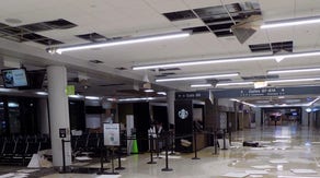 Florida airport suffers loss of entire concourse roof from Milton’s 102-mph winds, will remain closed for days