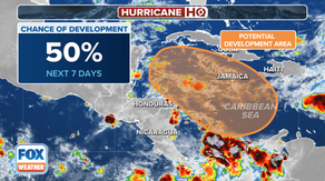 Development chances increase for Caribbean disturbance as final month of hurricane season approaches