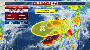 Area off Florida's southeast coast could spawn tropical system