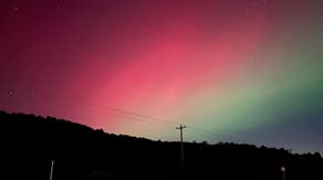 Northern Lights visible in rare, widespread show from NYC to South as severe geomagnetic storm roars to life