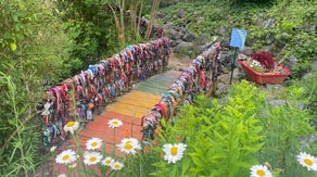 Beloved 'Rainbow Bridge' honoring lost pets in North Carolina washed away by Helene