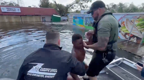 Florida police officers save a 14-year-old boy from Hurricane Milton floods near Tampa