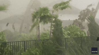 Tornado blasts Florida backyard, shatters window ahead of Milton - Fox News