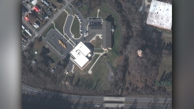 Maxar collected new satellite imagery on Wednesday that reveals some of the flooding aftermath caused by Hurricane Helene as the storm swept through North Carolina.