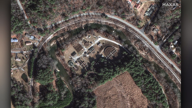 Maxar collected new satellite imagery on Wednesday that reveals some of the flooding aftermath caused by Hurricane Helene as the storm swept through North Carolina.