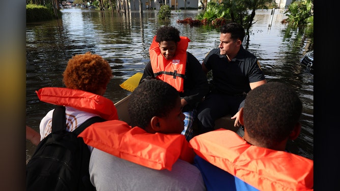 More than 500 people were rescued from a flooded apartment complex in Clearwater, Florida, on Thursday, October 10, after Hurricane Milton hit Florida.