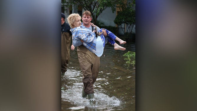 More than 500 people were rescued from a flooded apartment complex in Clearwater, Florida, on Thursday, October 10, after Hurricane Milton hit Florida.