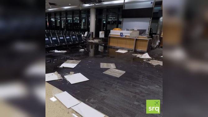 Sarasota Airport Hurricane Milton Damage