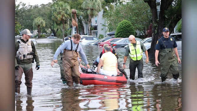 More than 500 people were rescued from a flooded apartment complex in Clearwater, Florida, on Thursday, October 10, after Hurricane Milton hit Florida.