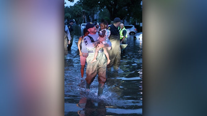 More than 500 people were rescued from a flooded apartment complex in Clearwater, Florida, on Thursday, October 10, after Hurricane Milton hit Florida.