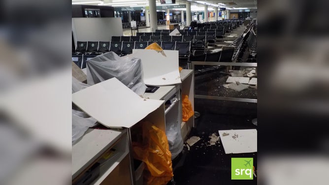 Sarasota Airport Hurricane Milton Damage