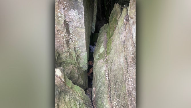 A woman was rescued after being wedged between two boulders in a nightmare seven-hour ordeal in Australia’s Hunter Valley, the New South Wales ambulance service said.