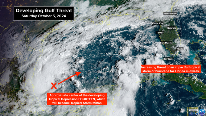 Developing Gulf Threat.