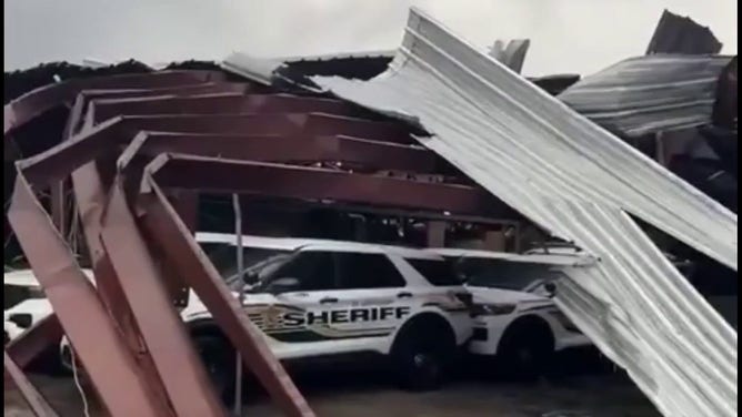 Damage in St. Lucie County from Hurricane Milton.