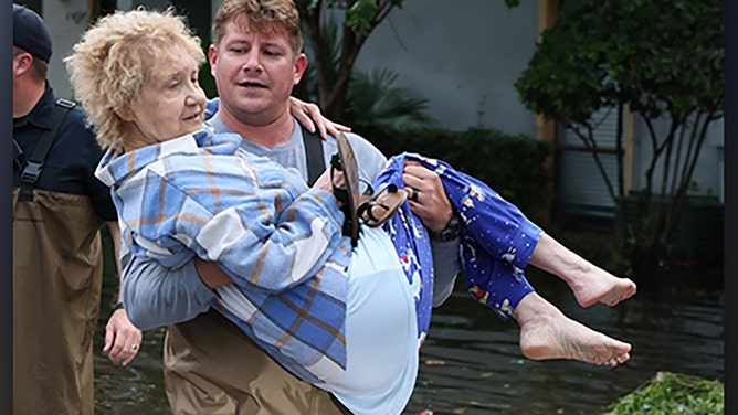 More than 500 people were rescued from a flooded apartment complex in Clearwater, Florida, on Thursday, October 10, after Hurricane Milton hit Florida.