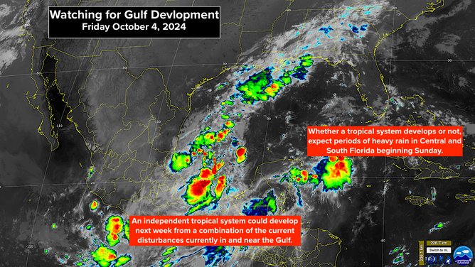 The setup in the Gulf of Mexico.