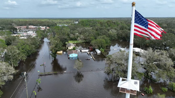 Schools, homes and businesses in Valrico, Florida, near the Alafia River, are grappling with severe flooding in the aftermath of Hurricane Milton. As water levels continue to rise, evacuation orders have been issued for residents in the affected areas.