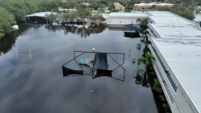 Schools, homes and businesses in Valrico, Florida, near the Alafia River, are grappling with severe flooding in the aftermath of Hurricane Milton. As water levels continue to rise, evacuation orders have been issued for residents in the affected areas.