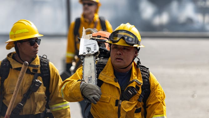 A 5-alarm fire outside of Oakland caused hundreds of people to be evacuated on Friday afternoon as multiple agencies worked to control the blaze.