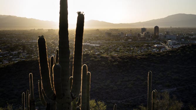 Sunrise in Tucson.