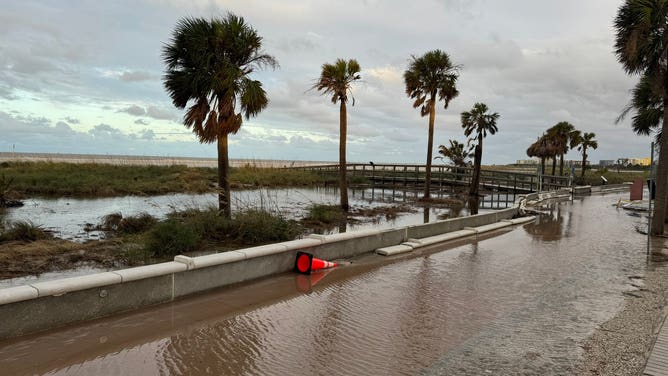 Storm damage in Treasure Island, Florida, after Milton.