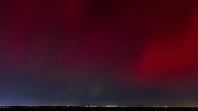 Northern Lights in Union Beach, NJ