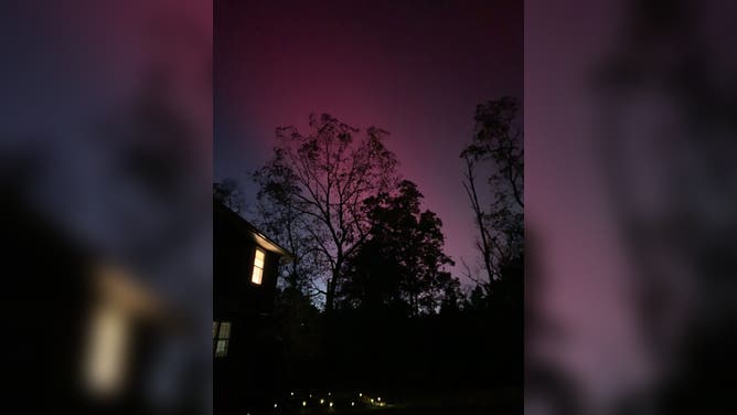 Northern Lights seen from New Jersey.