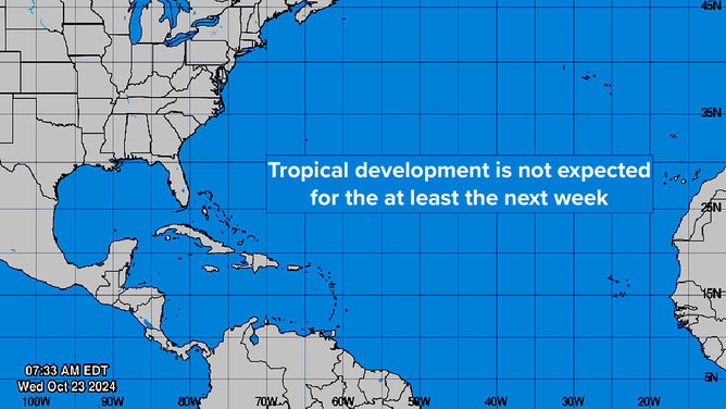 Atlantic Tropics activity as of Oct. 23.