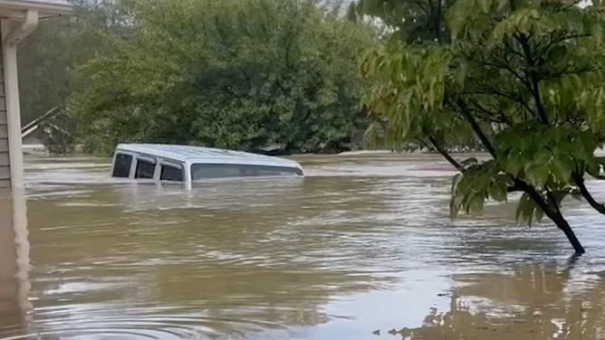 Flood in Hendersonville.